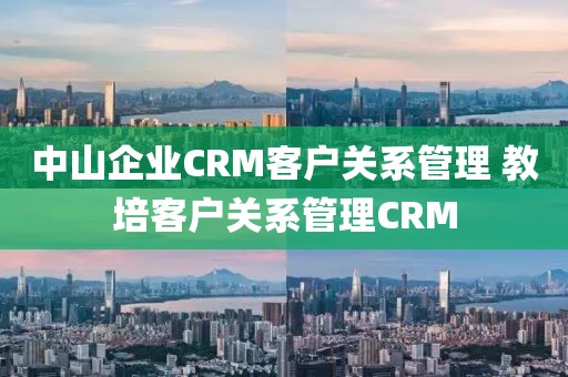 中山企业CRM客户关系管理 教培客户关系管理CRM