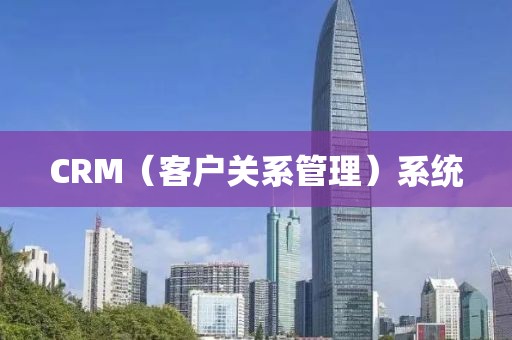CRM（客户关系管理）系统