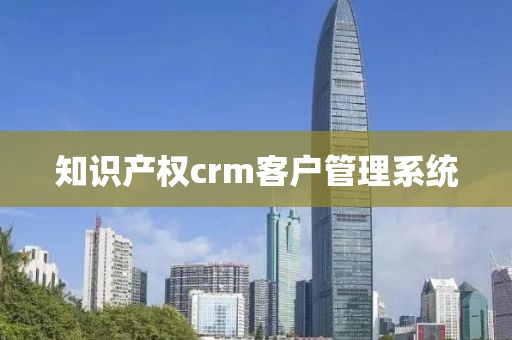 知识产权crm客户管理系统