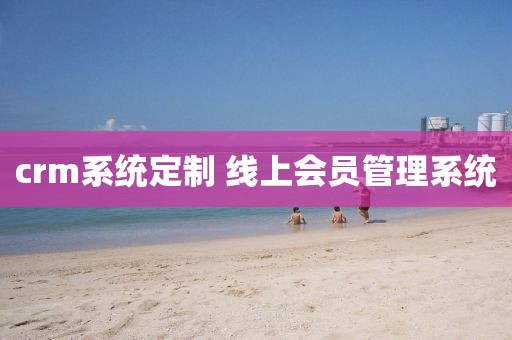 crm系统定制 线上会员管理系统