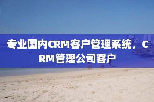 专业国内CRM客户管理系统，CRM管理公司客户
