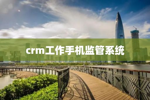 crm工作手机监管系统