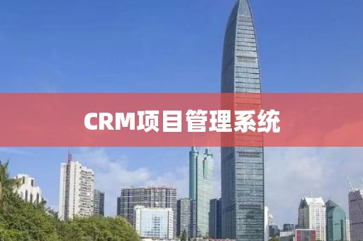 CRM项目管理系统