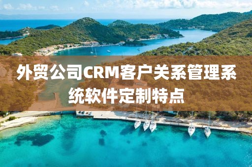 外贸公司CRM客户关系管理系统软件定制特点