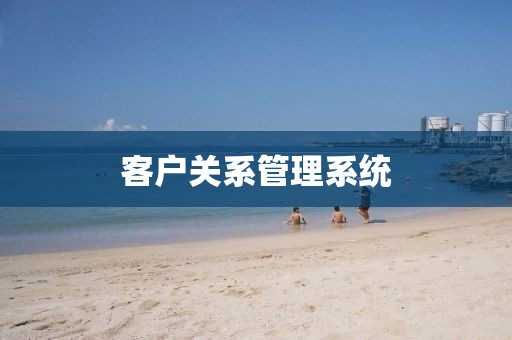 客户关系管理系统