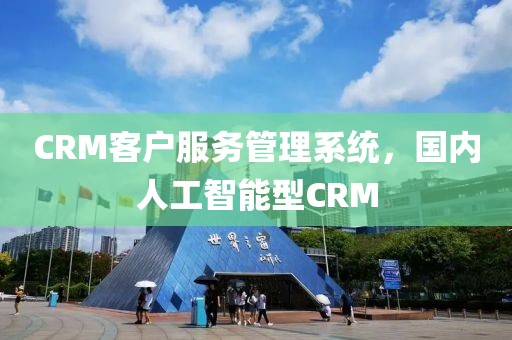 CRM客户服务管理系统，国内人工智能型CRM