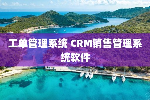 工单管理系统 CRM销售管理系统软件