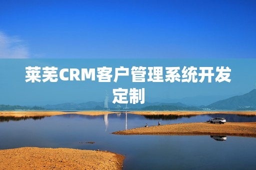 莱芜CRM客户管理系统开发定制