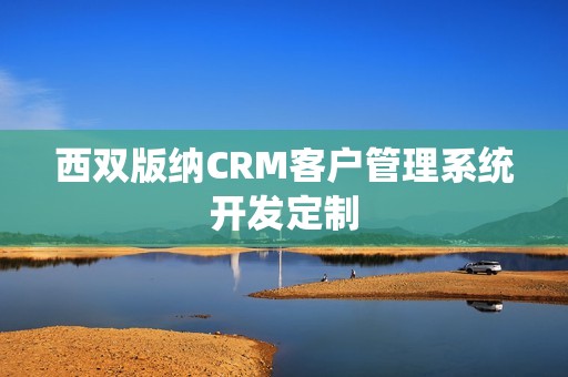 西双版纳CRM客户管理系统开发定制